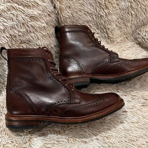 Allen Edmonds Dalton wingtip weatherproof boots men’s 9 B dark chili